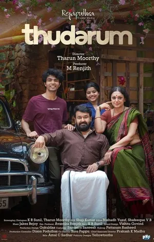 Thudarum 2025 Dual Audio WEB-DL | Dubbed Hindi Movie